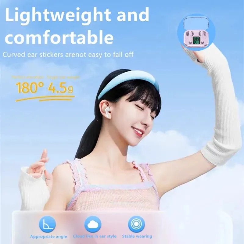 Беспроводные наушники-вкладыши T6 TWS Bluetooth-наушники с микрофоном шумоподавлением