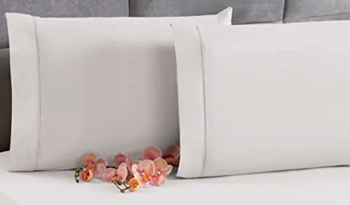 

6 Avulsa Percal Pillowcase 200 Yarn Cotton Stitch Stick White SPA Massage Pillow Partition To Help Sleep and Protect The Neck