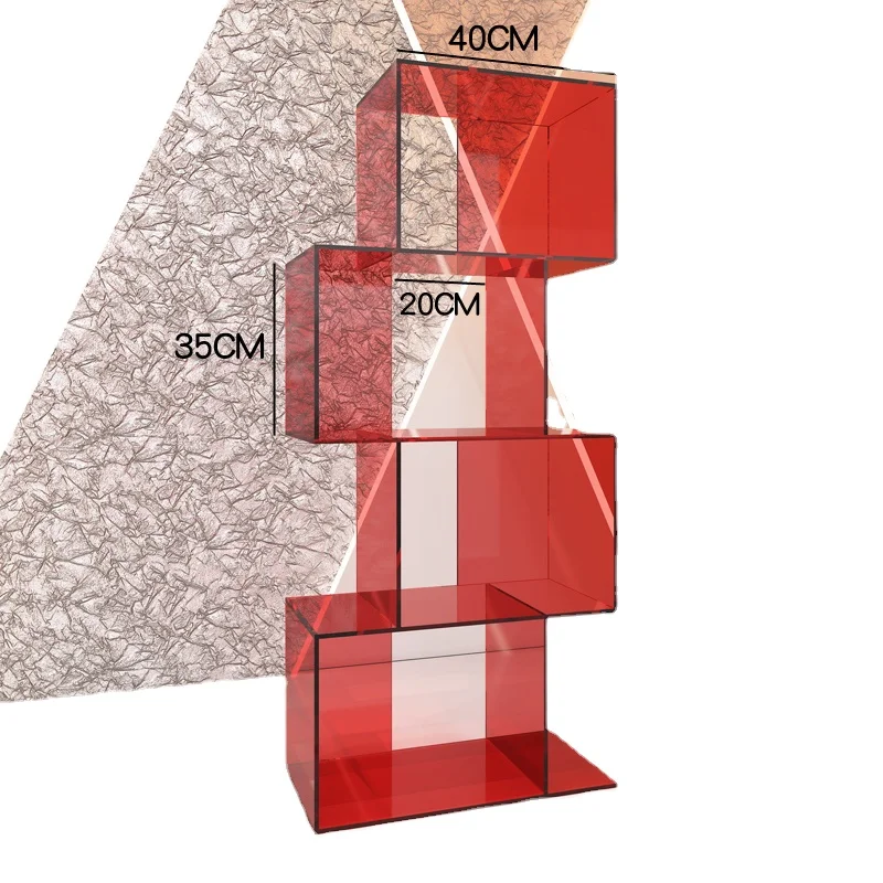 

ZL Display Shelf Acrylic Transparent Display Shelf Display Cabinet Display Window