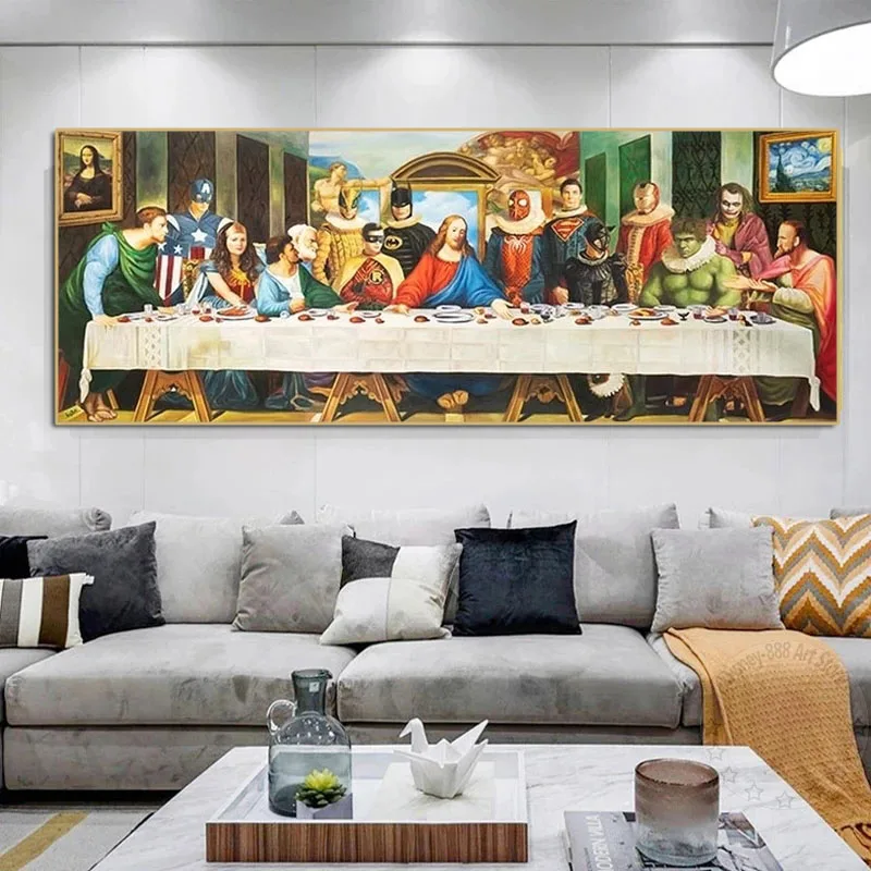 

Алмазная 5d-картина «сделай сам» с супергероями, Мстители, «долговечная ужин», вышивка крестиком, алмазная вышивка, мозаика, Настенный декор,...