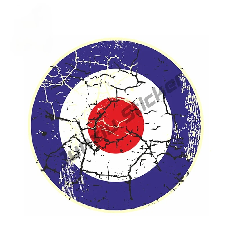 Забавная Автомобильная наклейка Раф мод круглый дизайн виниловая наклейка Стайлинг автомобиля бампер багажник ноутбук заднее ветровое стекло тонкий Декор Наклейка pvc11x11 см