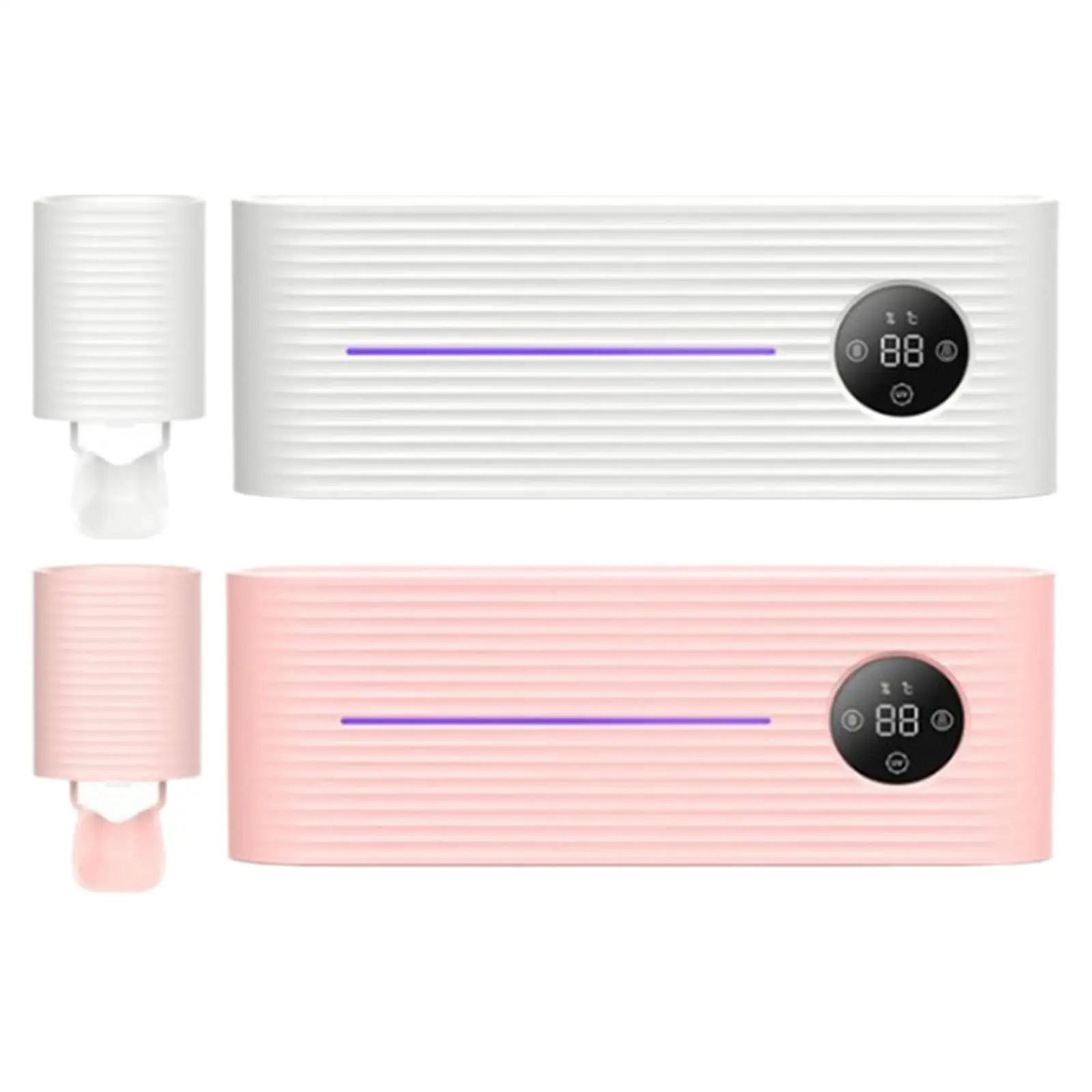 

Intelligent Toothbrush Dryer Screen Display Functional Dustproof Digital Time Toothbrush Holder for Countertop Drawer