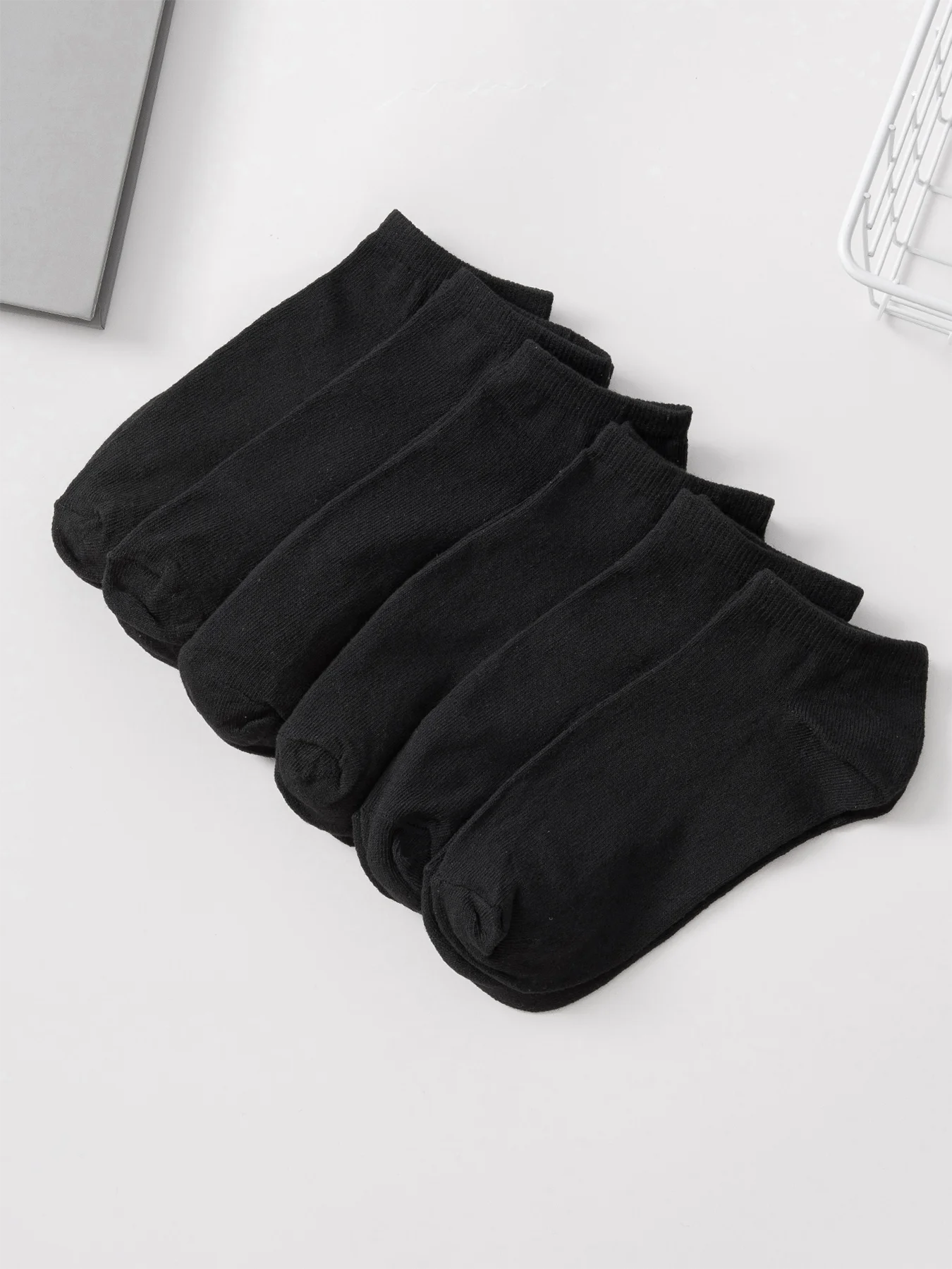 6 Pairs/Lot Women Sport Socks Solid Black White Grey Breathable Sports Socks Female Short Socks Low Tube Women Men Summer