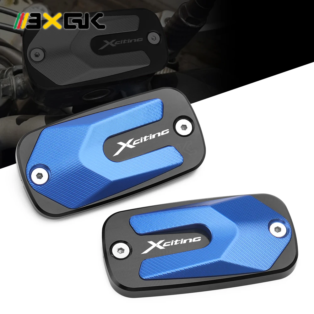

For KYMCO XCITING 250 300 350 400 400S 500 CNC Motorcycle Front Brake Reservoir Fluid Tank Cover Oil Cup Cap