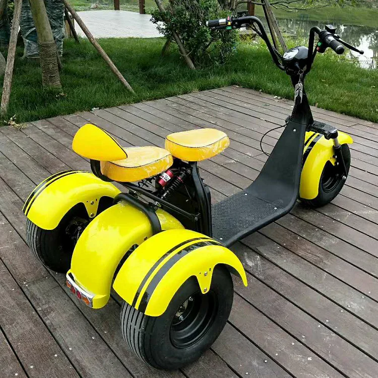 Электрический самокат Citycoco для взрослых 1000 Вт с Ce новый 3-колесный электрический