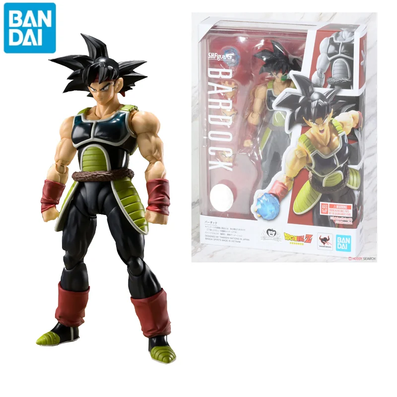 

Original Bandai Dragon Ball Anime Figure SHF Dragon Ball Burdock Anime Action Figures ABS Movable Model Toys for Children 15cm
