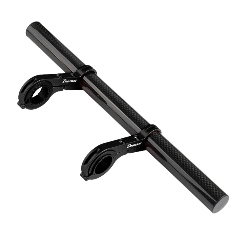

DEEMOUNT Bike Handlebar Extender 30Cm Super Long Carbon Bracket For Bike Mounts GPS Headlights Phone Mount