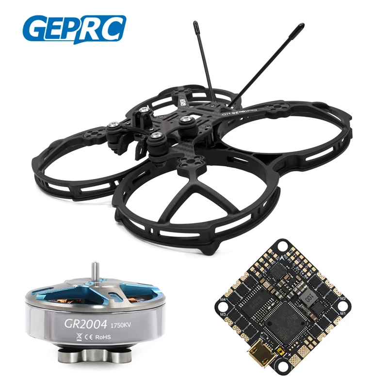 

GEPRC CL35 CineLog35 Frame GEP-F7-35A AIO Flight Controller GR2004 1750/2550KV Brushless Motor For RC FPV Racing Drone GEP-CL35