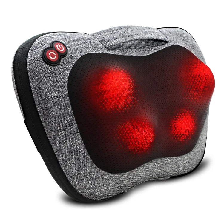 

Cheapest Oreiller smart Electric Car and Home Electric Rolling Kneading Shiatsu Infrared Heated Full Body Neck Massage Pillow