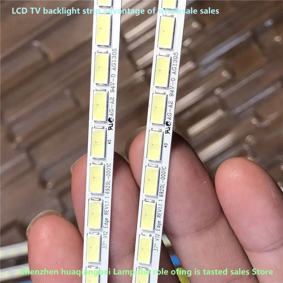 54 светодиода 462 мм светодиодная лента для подсветки 37 дюймов V12 Edge REV1.0 6290L-0001C