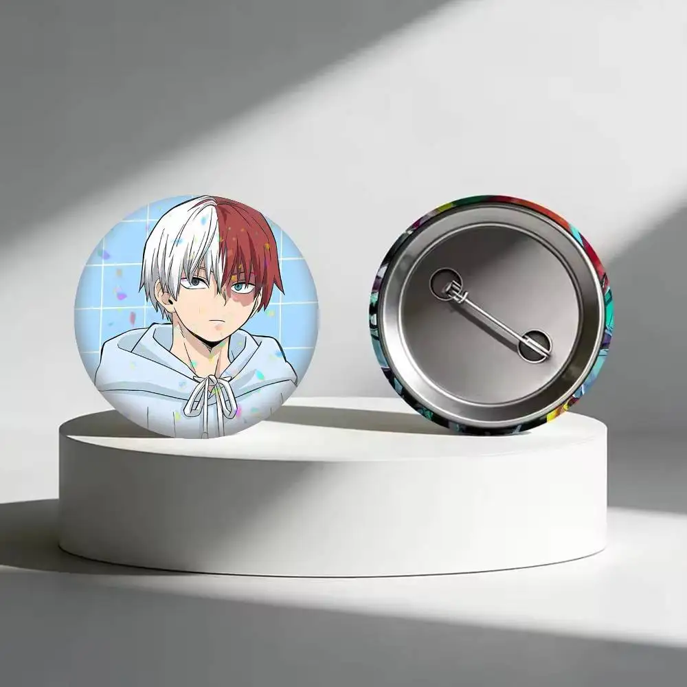 Фото Мультяшные значки-броши Shoto T-Todoroki, 25 мм, 32 мм, 44 мм, 58 мм, 75 мм, для аксессуаров, в подарок №5