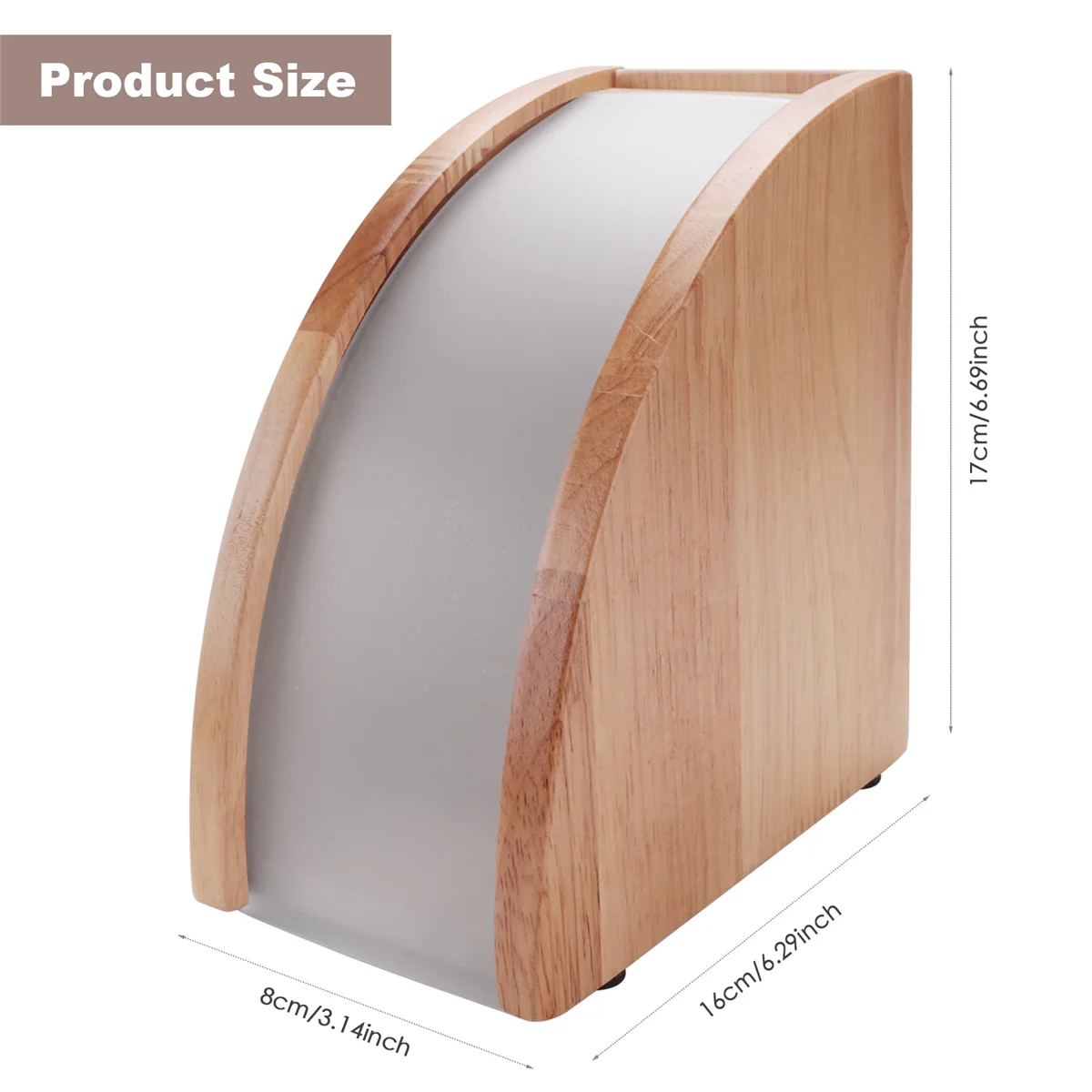 

1Pc Coffee Filter Holder Paper Filter Storage Stand Dispenser for Cafe Home