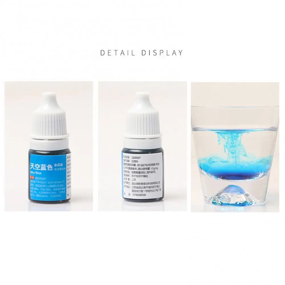 

2Pcs 5ML Colorant Fondant Food Coloring Baking Edible Pigment Cake Pasty Decor