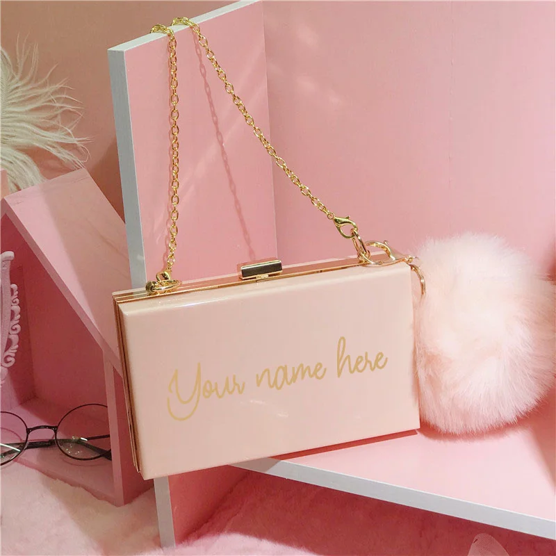 

2023 Personalized Acrylic Clutch Monogram Purse Bridesmaid Clutch Bridesmaid Handbag Bridesmaid Bag Custom Mrs Clutch Bride Box