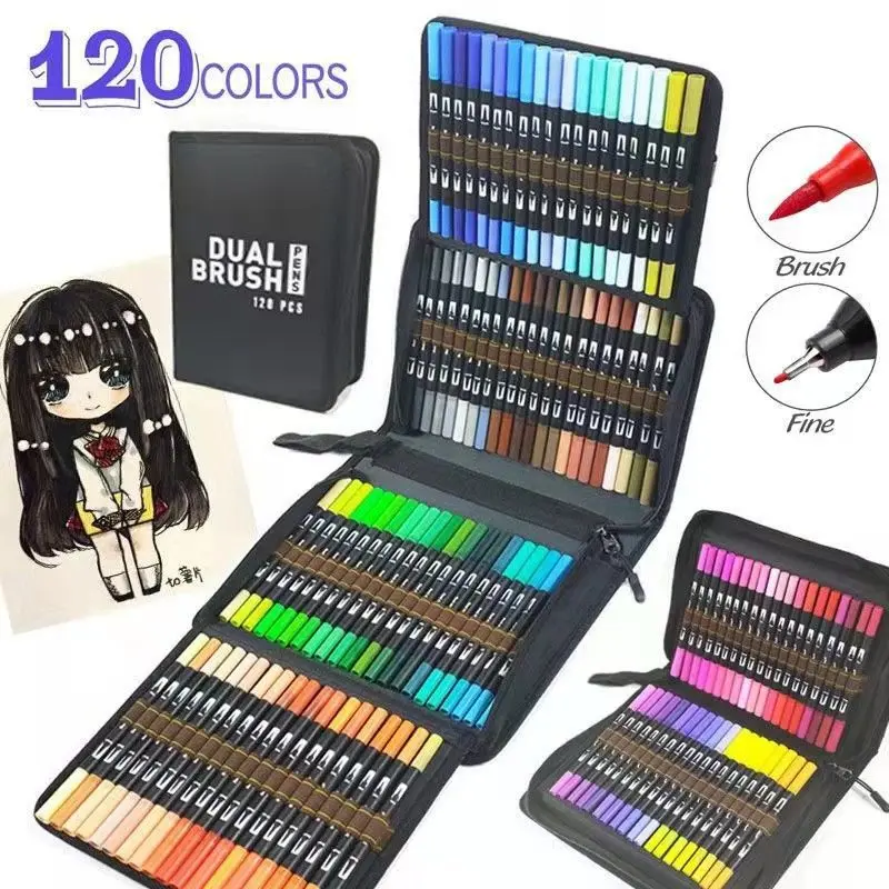 Felt Tip Pens Sketchbooks For Drawing Stationery Supplies