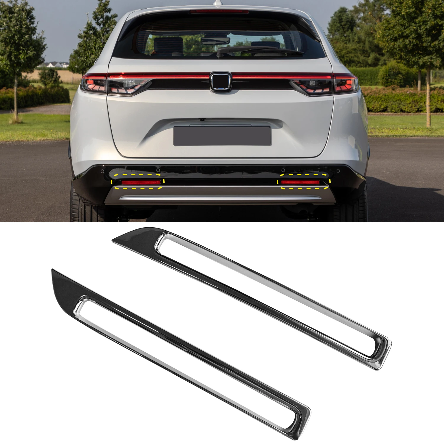 

Подходит для Honda Vezel HR-V 2021 2022 автомобильные аксессуары из АБС-пластика