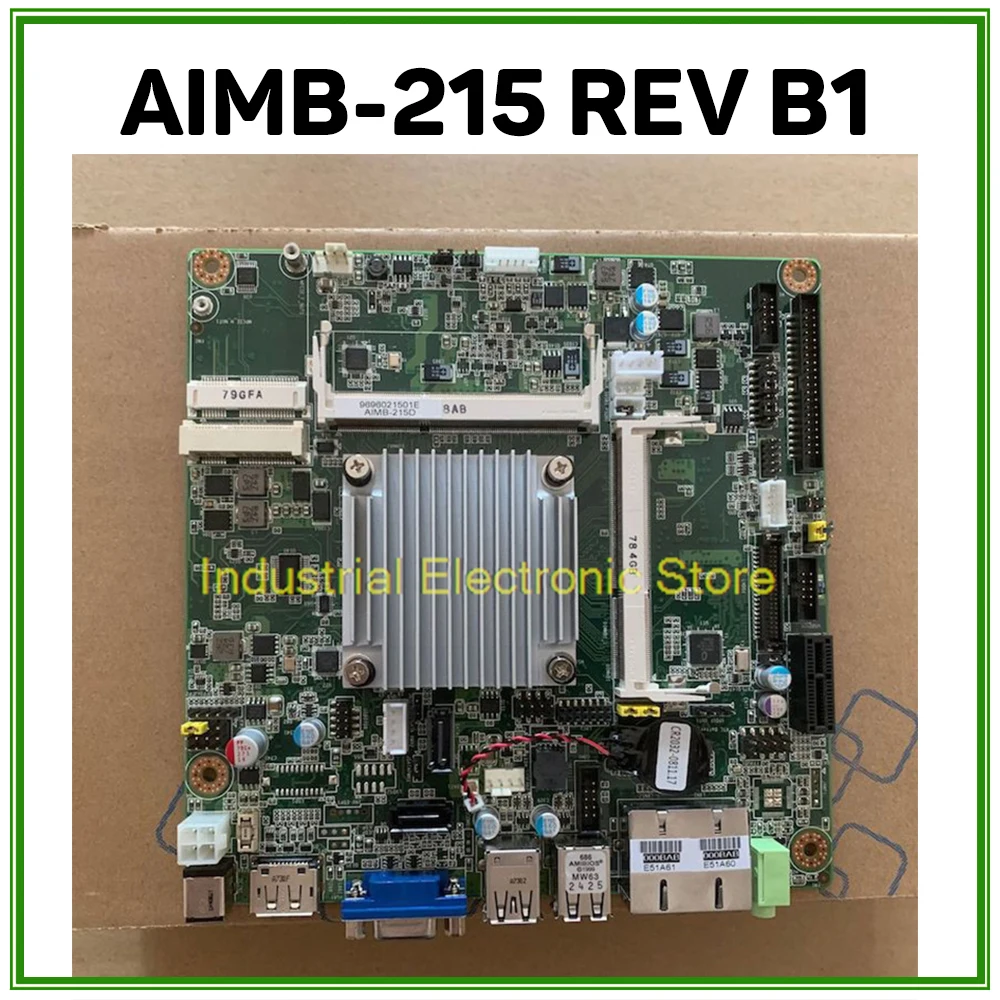 Для Advantech Industrial материнская плата 4 ядра J1900 двойной сетевой порт 6 Серийный AIMB-215D