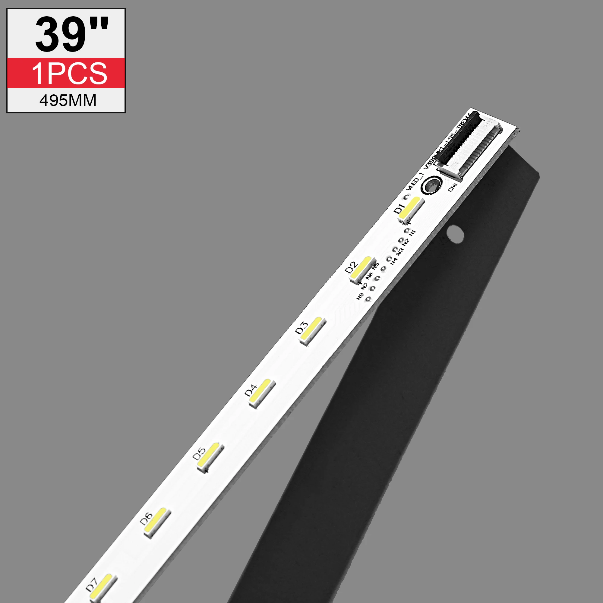 

495mm LED strip 48leds V390HK1-LS5-TREM4 E117098 For Hisense LE39A720 LED39K300J 4A-D074762 LE39A700K L39EM58C V390HJ1-LE1 LE2