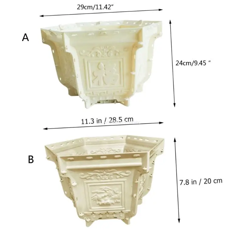 Прямая поставка пластиковая форма для цветочного горшка настольный декор сделай
