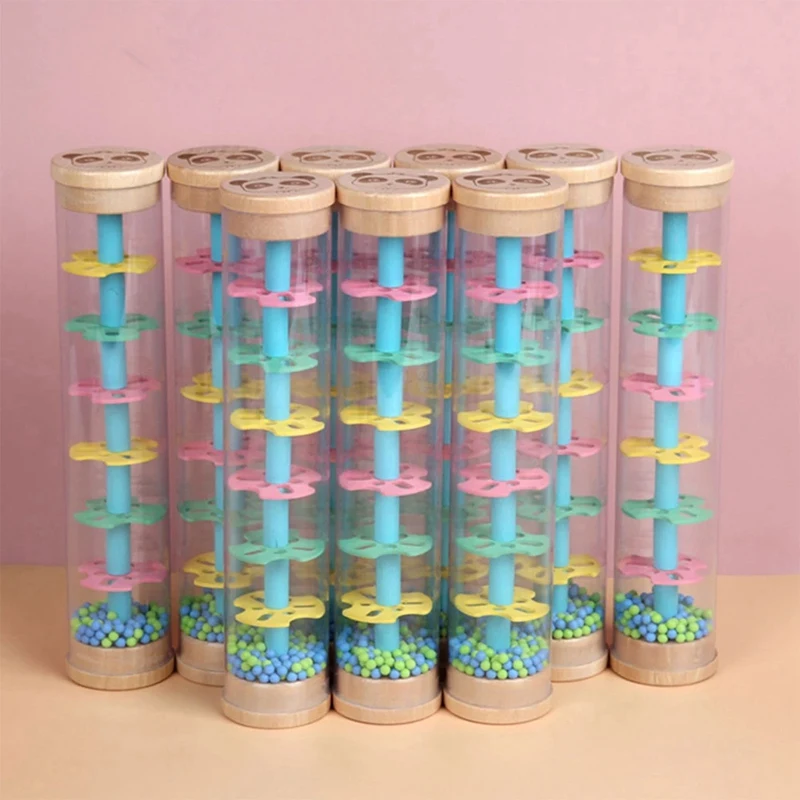 

Rainmaker Rain Sound Ball Musical Toys For Toddler Hand Shaking Music Toy Early Education Instrument Toy Popular For Baby Kids