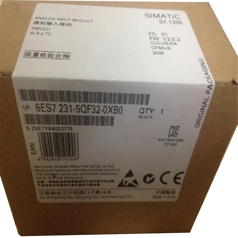 

Оригинальный новый контроллер Plc, быстрая доставка 6ES7231-5QF32-0XB0