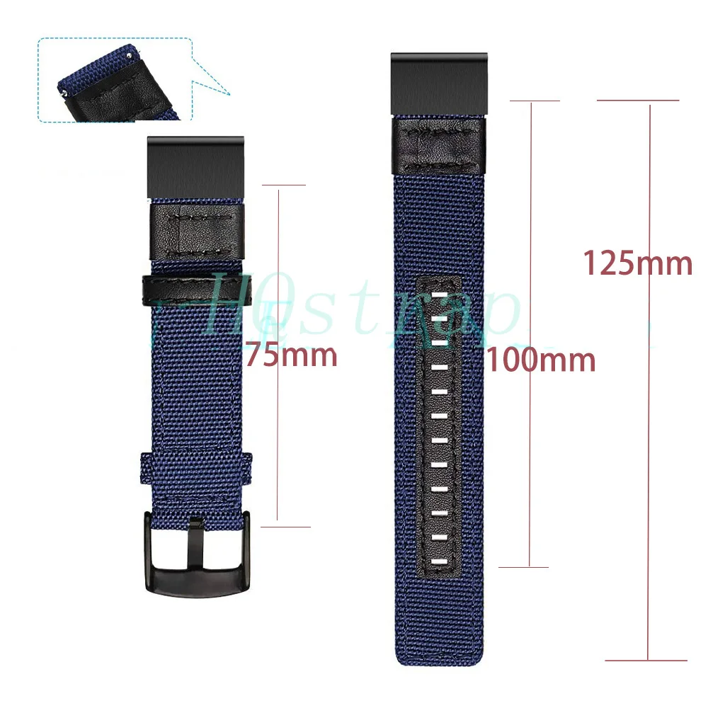 Нейлоновый Ремешок для часов Garmin Fenix 7 6X 6S 6 Pro 5X 5 5S 3HR Браслетный Ремешок Пояс 22 мм 26 мм Спортивный Браслетный Аксессуар