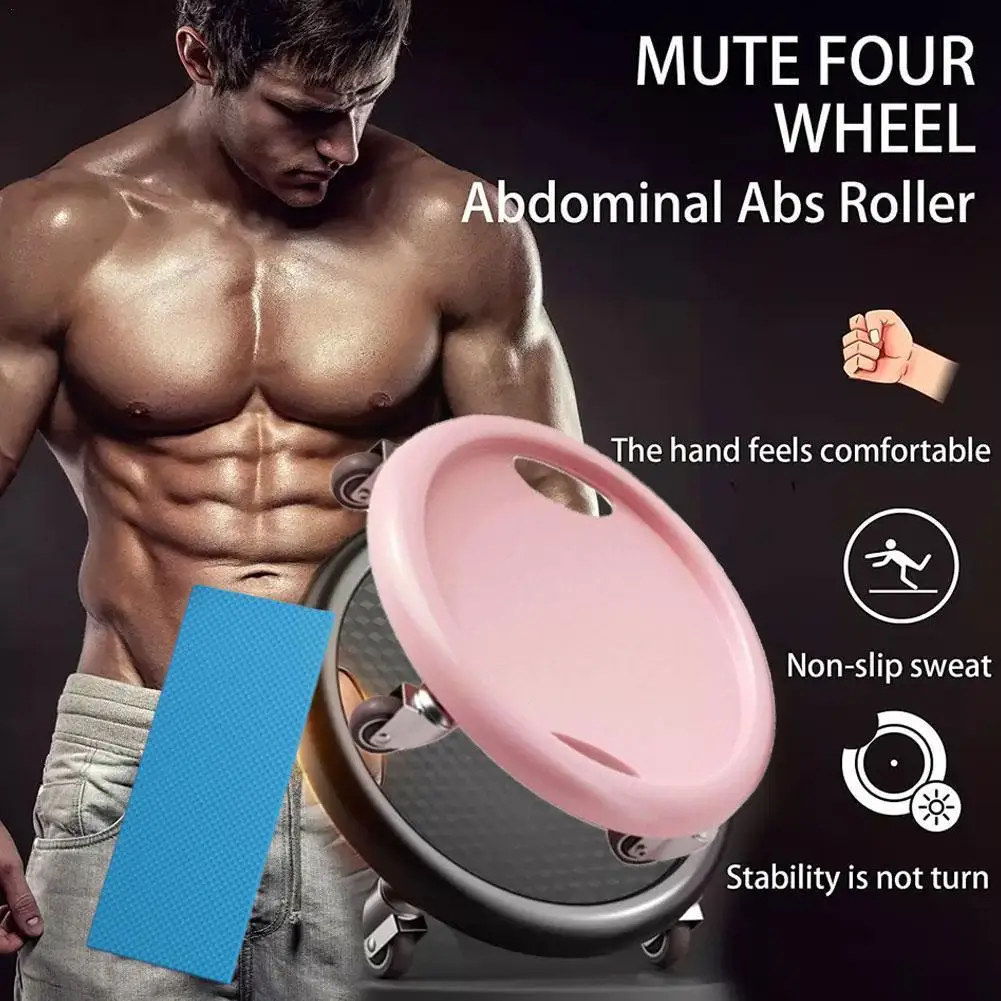 

Диск абдоминальный, 1 пара, 4-колесный скользящий диск, домашнее устройство для брюшного пресса, мышцы в тренажерном зале, оборудование для фитнеса, скейтборд Traine L7j8