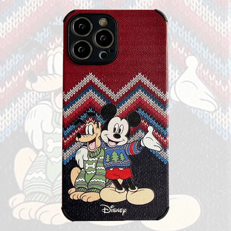 

2022 New Bandai Disney Cartoon Leather Slim Phone Case for Iphone 13 12 11 Pro Mini XS MAX 8 7 Plus X XR Silicone Soft Cover