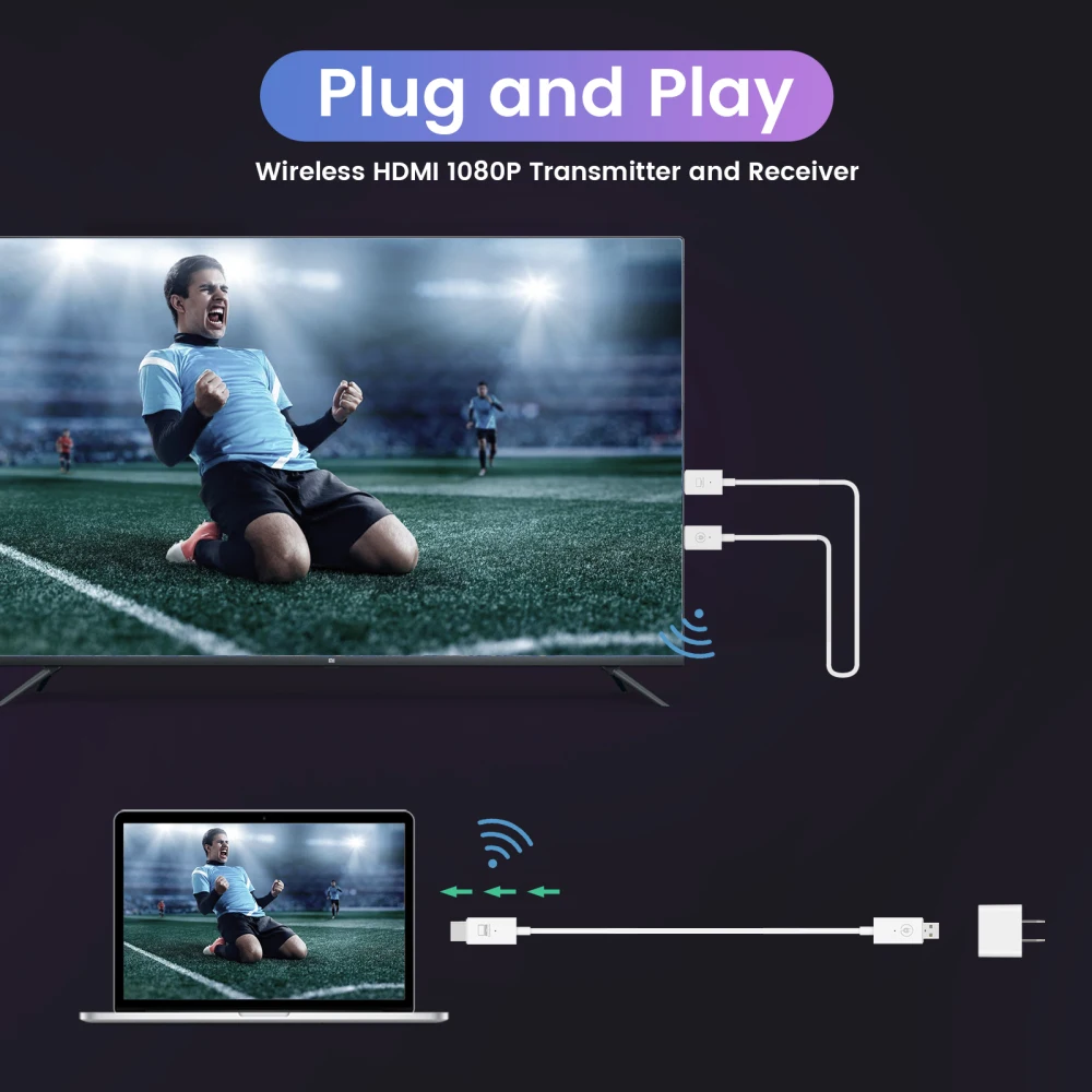 

High Definition Vision Same Screen Device Plug And Play Excellent Performance Usb Adapter Powerful Long-distance Stable Signal