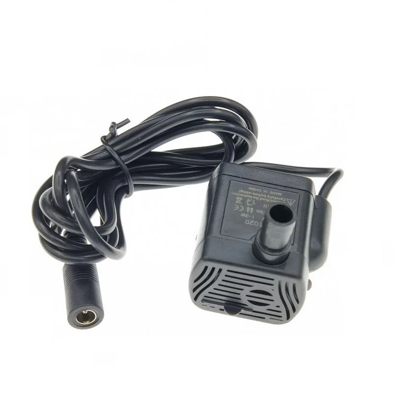 

Микро водяной насос постоянного тока 12 В, цикл, бесщеточный двигатель, насос для дайвинга 3 Вт 5,5 л/ч для гидропонных систем, растений, фонтанов ручной работы 2,1 x мм r