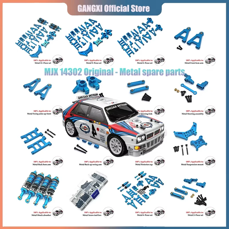 MJX 14301 14302 14303 1/14 RC Car Metal Parts Steering Cup Rear Wheel Seat Rc Cars for Adults Accessories