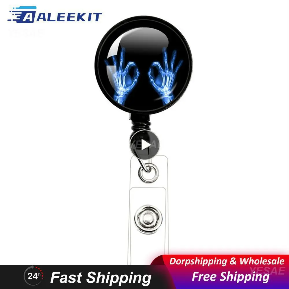 Выдвижная катушка бейджа Удобная для переноски Плавная бейдж общего назначения