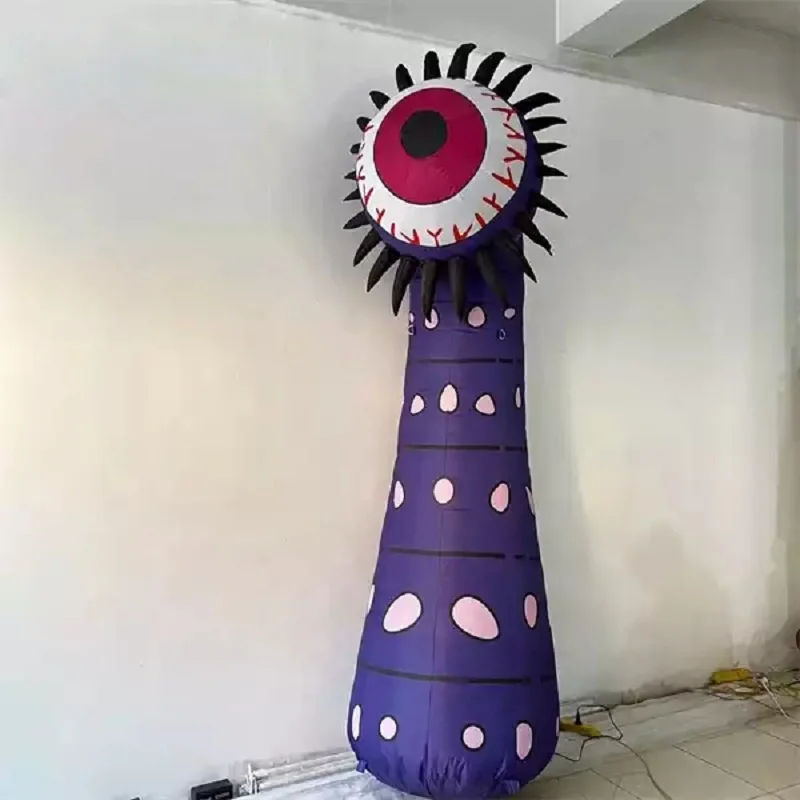 Наружное украшение светодиодные надувные цветы глазного яблока гигантские для