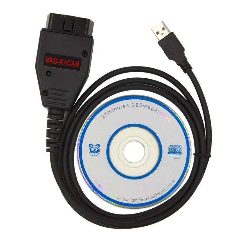Диагностический кабель OBD2 с чипом VAG K + CAN Commander 1 4 и FTDI FT232RL PIC18F258 для VW / AUDI SKODA SEAT |
