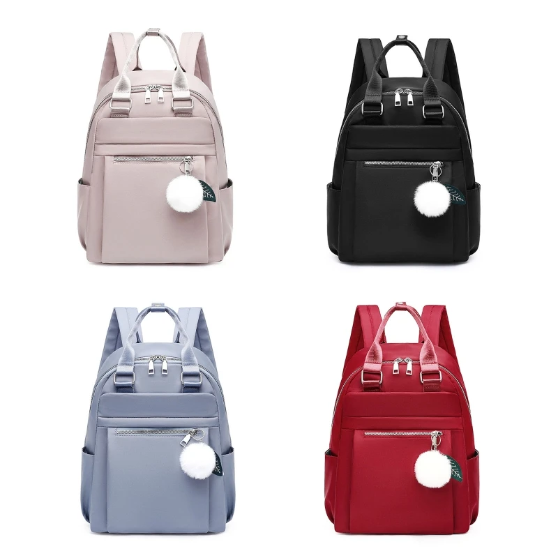 

Fashion Nylon Backpack Anti-theft Travel Daypack for Women Girls Teenager Student School Bag