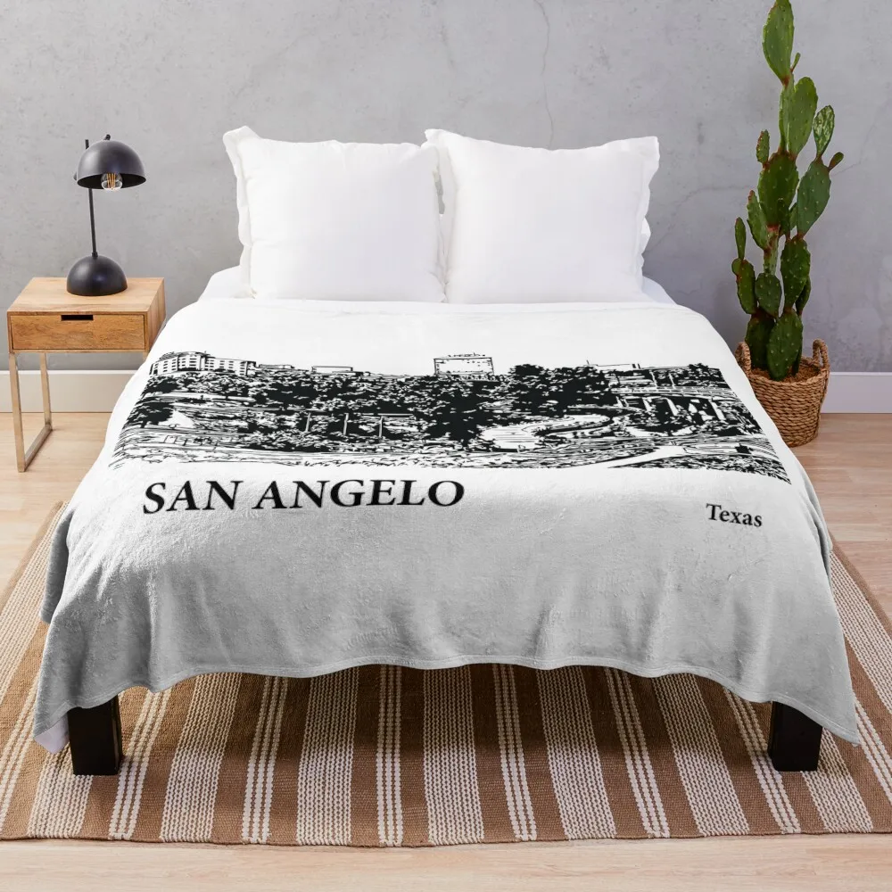 Одеяло San Angelo Texas плюшевое одеяло декоративные одеяла для диванов