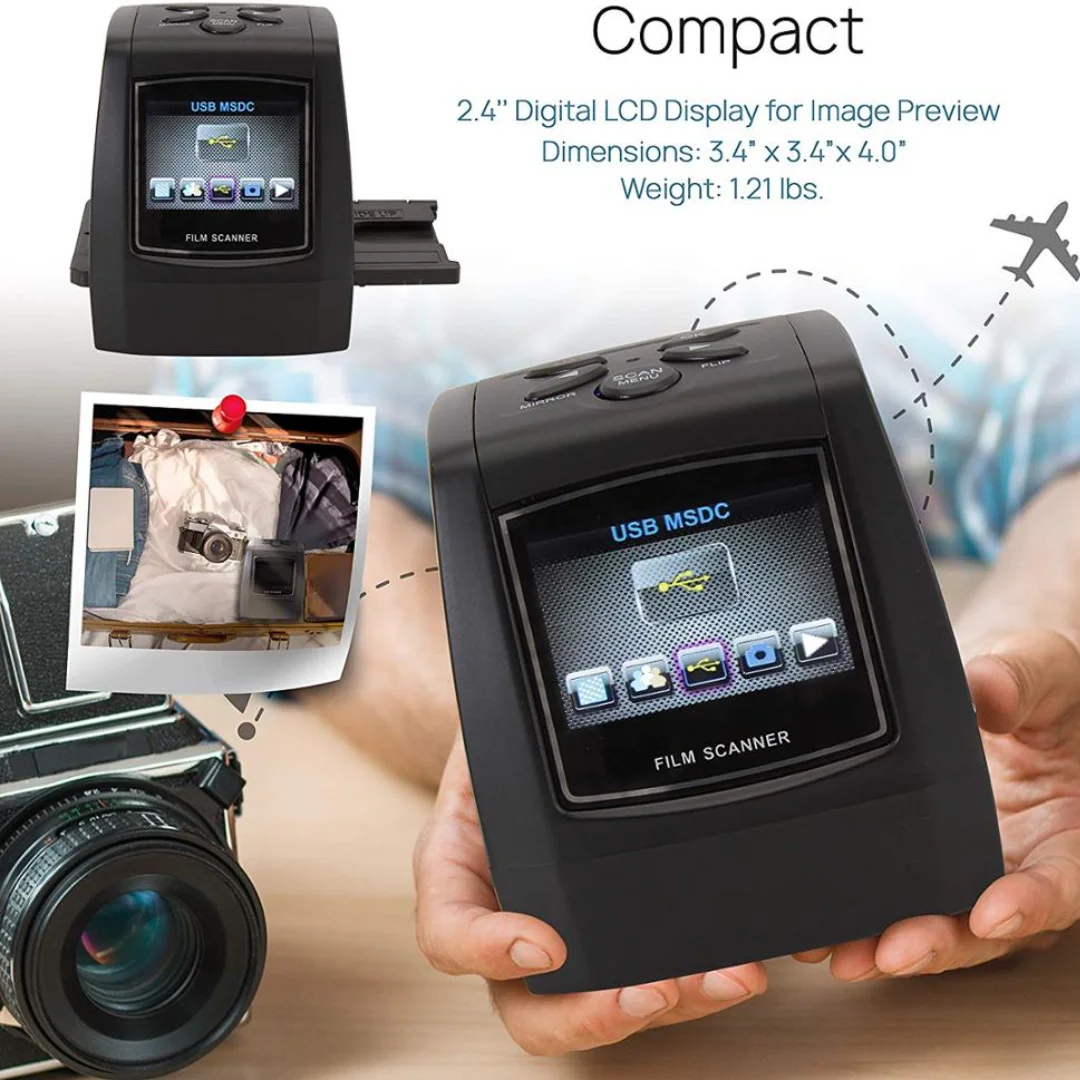 Мини-сканер для фотопленки 5 Мп 135 мм 35