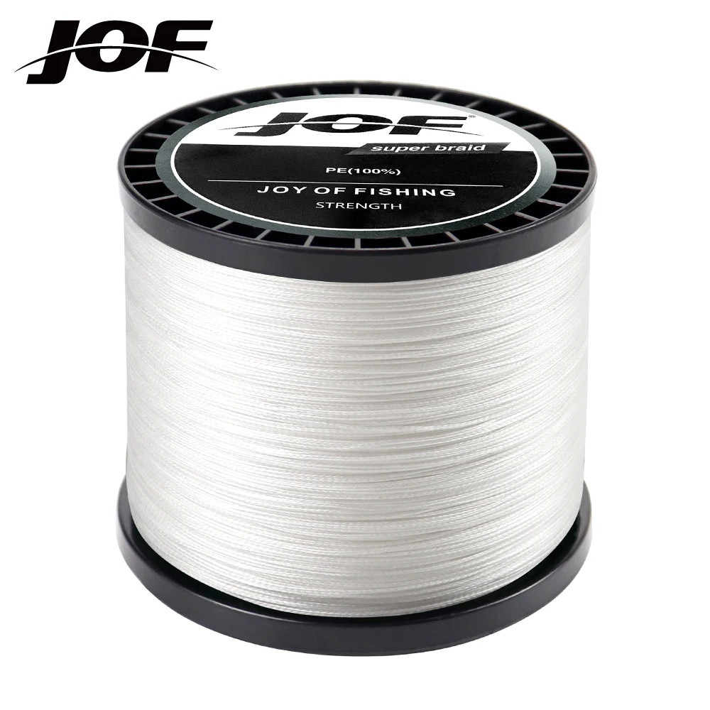 

JOF New 4 Strands Fishing Line 300M 500M 1000M Japanese Multifilament 100% PE Durable Wire Carp Super Strong Woven Thread Tackle