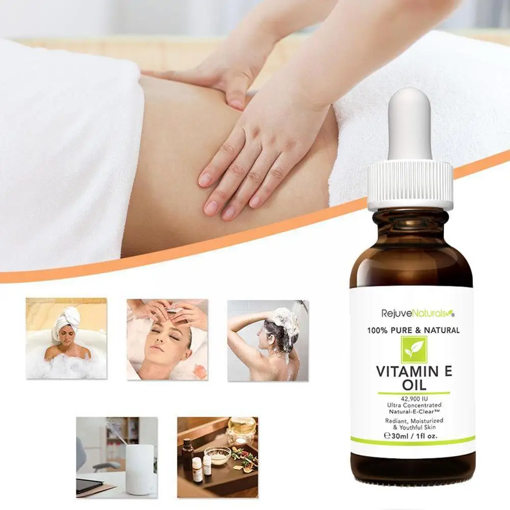 Эфирное масло витамина Е 100% Натуральные эффективные морщины темные 42900