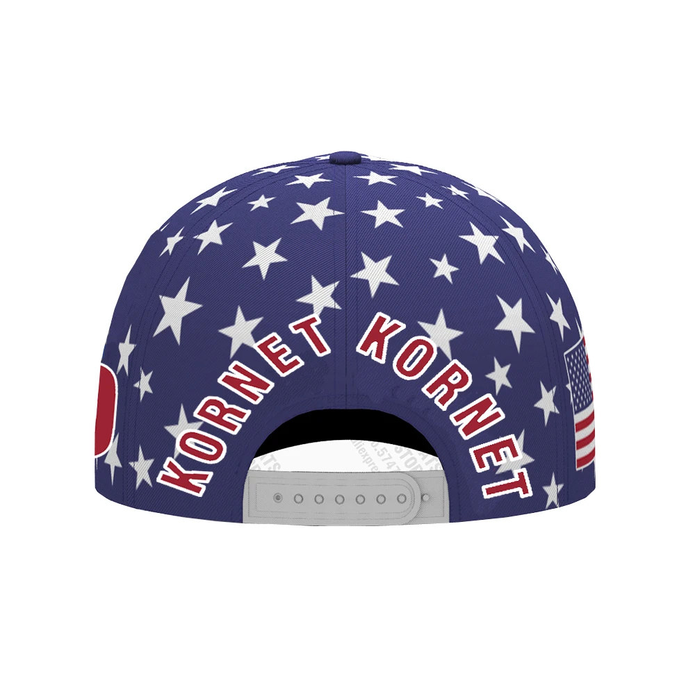 Американская бейсболка с индивидуальным именем и номером логотипа Team Kornet