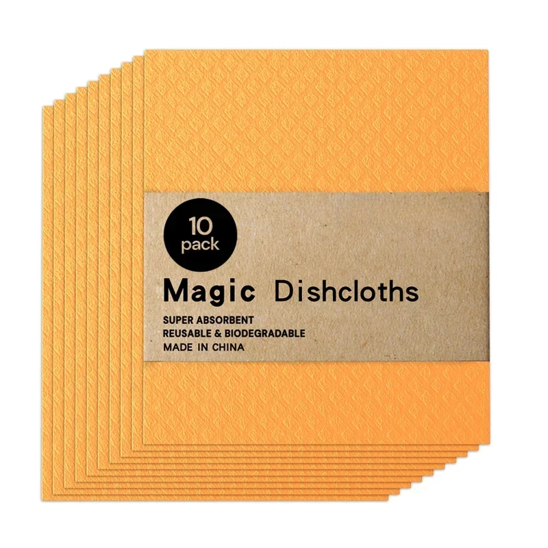 

Шведские тряпки из древесной целлюлозы 10 шт.