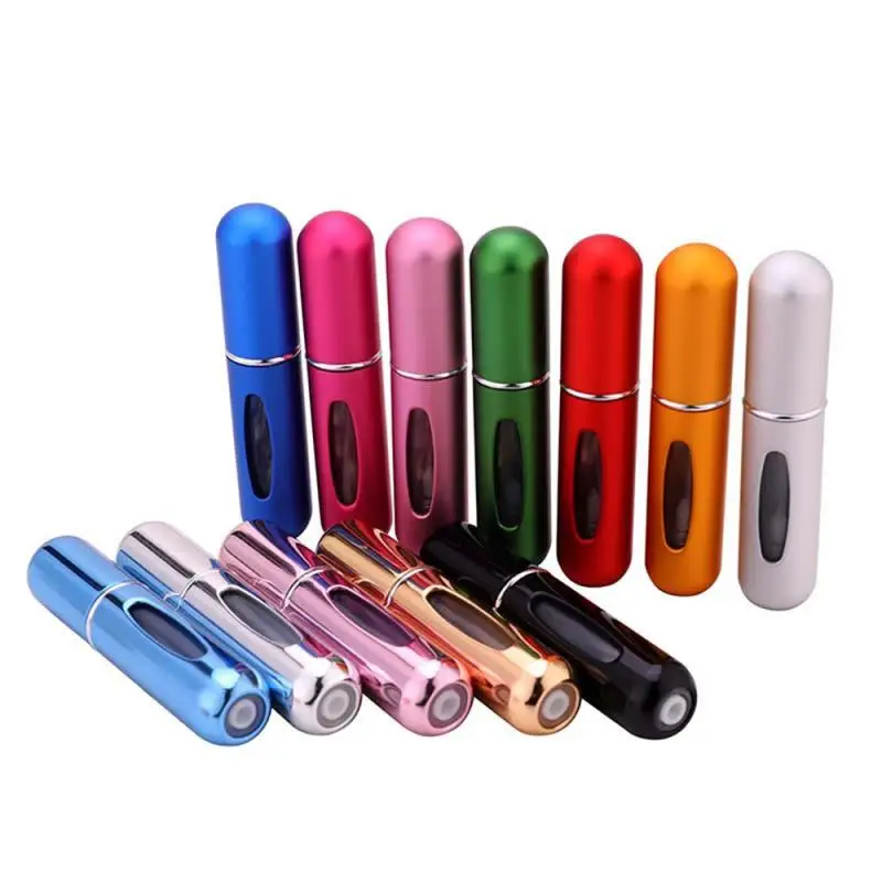 

5ml Self-suction Perfume Pary Bottle Makeup Water Mini Refillable Spray Bottle Travel Atomizer Aluminum Bottles Perfume Atomizer