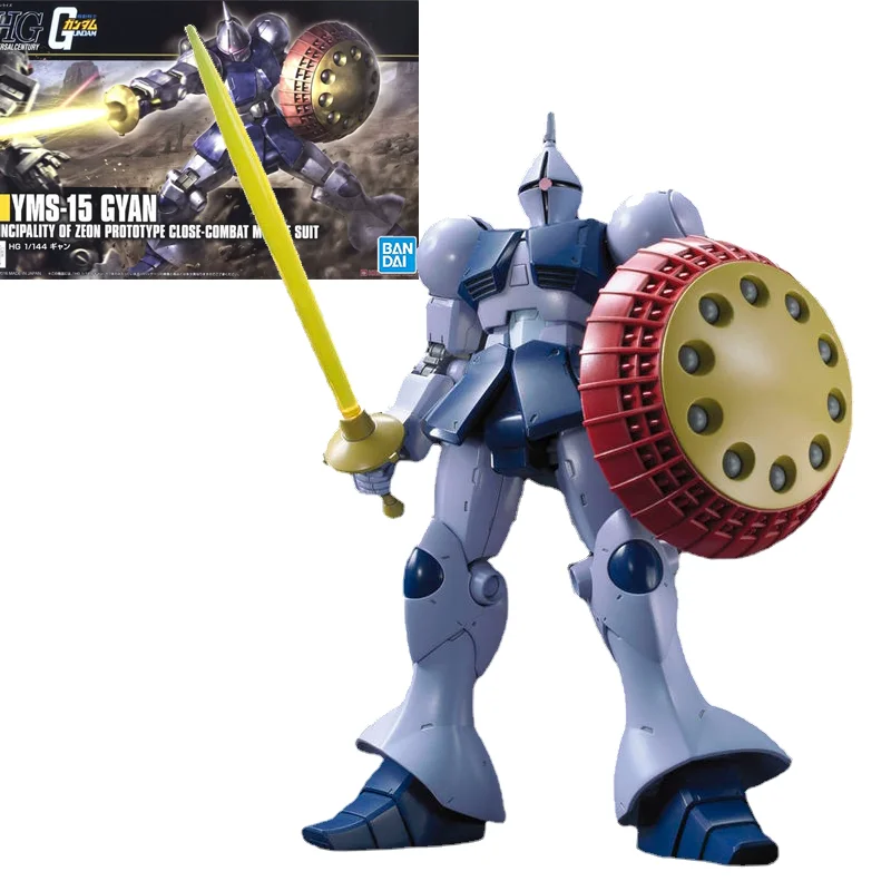 

Bandai Genuine Gundam Model Kit Anime Figure HGUC 1/144 YMS-15 GYAN Gunpla Decoration Action Figure Toys Gift NEW For Children