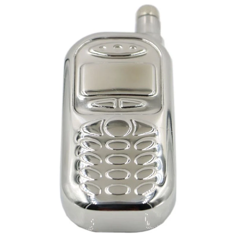 Фляжка из нержавеющей стали в форме телефона для ликера виски карманный