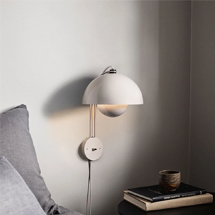 

Приглушаемая светодиодная настенная лампа, многоцветный абажур, освещение, Роскошный домашний декор, Дания, дизайнерское домашнее приспос...