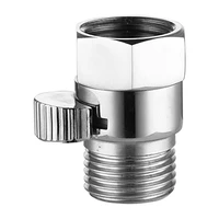valve solid brass flow quick control shut off valve shower head water saver valve bathroom hardware