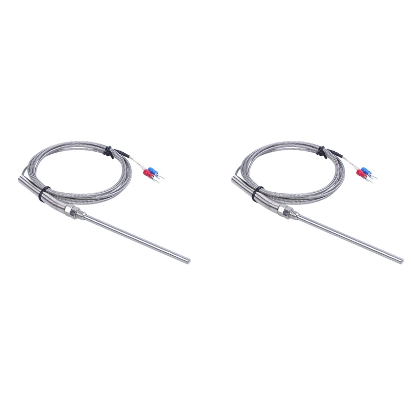 

4X K Type 0-800 Degree Celsius Thermocouple Probe Sensors 2M 6.5Ft