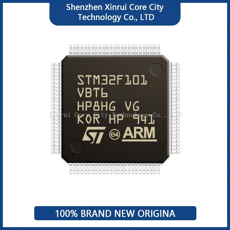 Latest IC STM32F101VBT6 MCU Programmable Microcontroller LQFP100 module Chips Original Genuine Spot Single-chip
