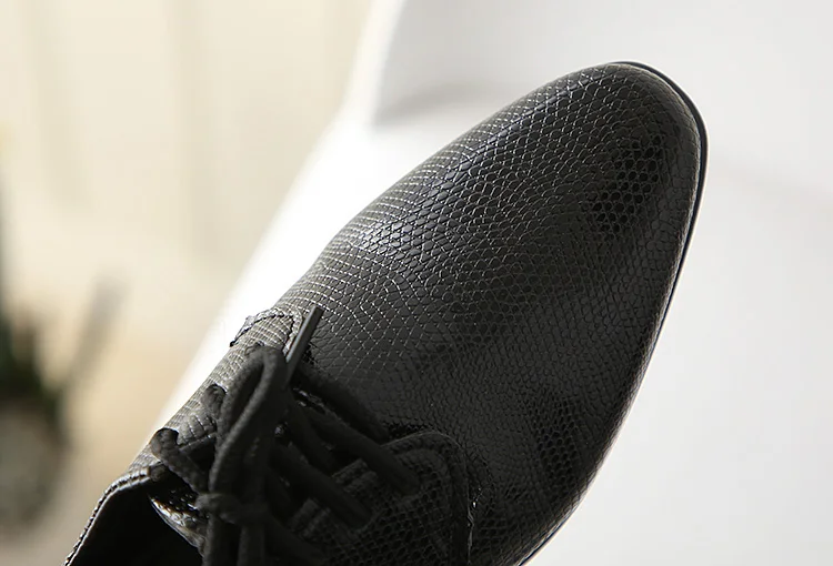 Mumoresip Children's Shoes Kids For Boys Casual Leather Flats With Shoelace Fashion Soft Wedding Party Show British | Мать и ребенок