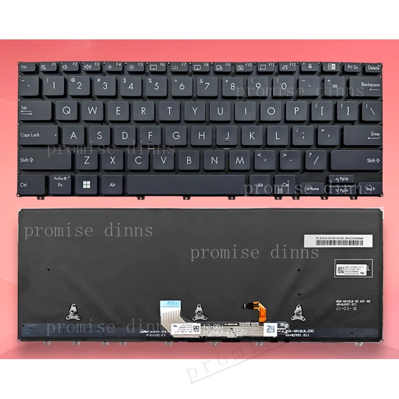 Новая клавиатура с подсветкой для ASUS ExpertBook B5 B5302 FEA C FBA CE PX375CE (art.: 3920dce11a5ea) - 3920dce11a5ea